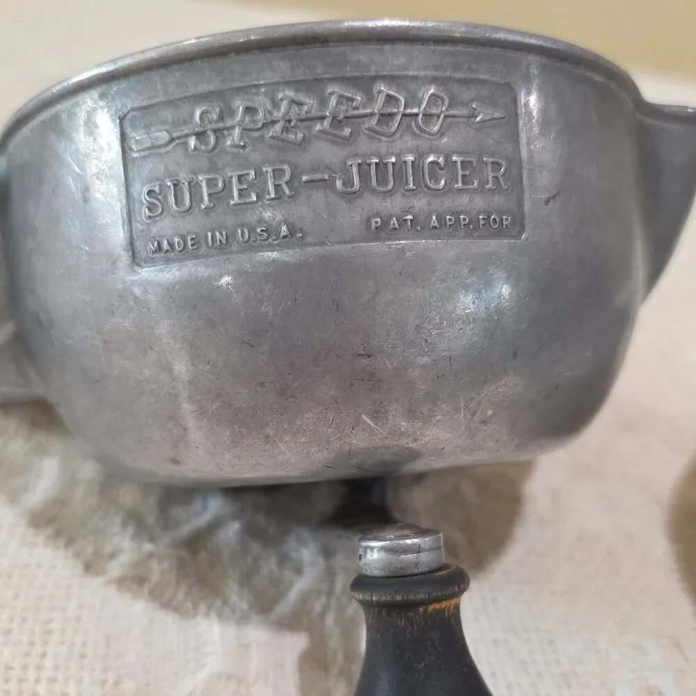 Vintage Central States Mfg Co SPEEDO SUPER JUICER MCM Retro Citrus Hand Crank